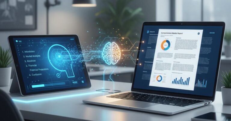 Finding the Best AI That Turns an Outline into a Report