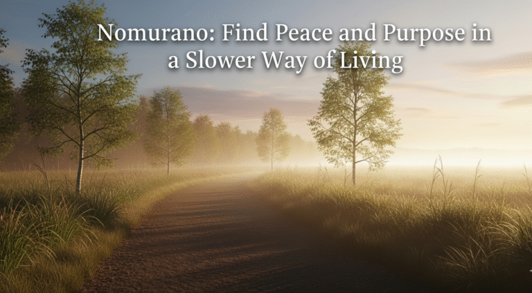 Nomurano: Find Peace and Purpose in a Slower Way of Living