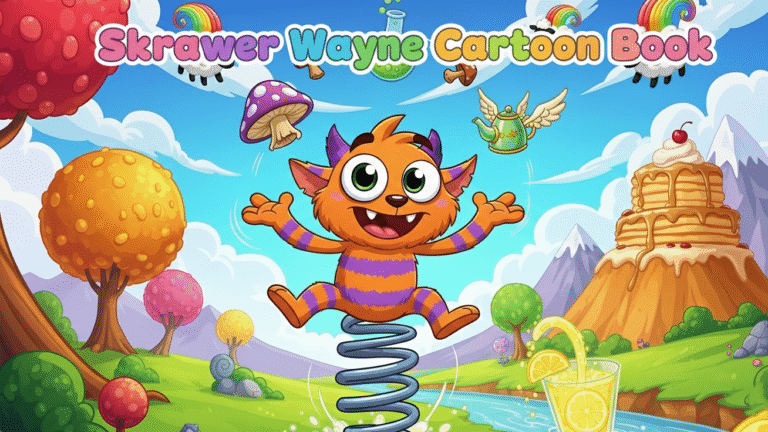 skrawer wayne cartoon book