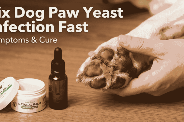 Dog Yeast Infection on paw