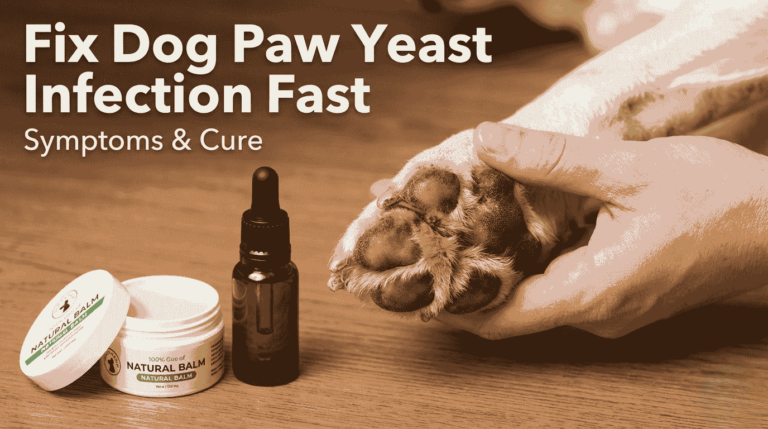 Dog Yeast Infection on paw