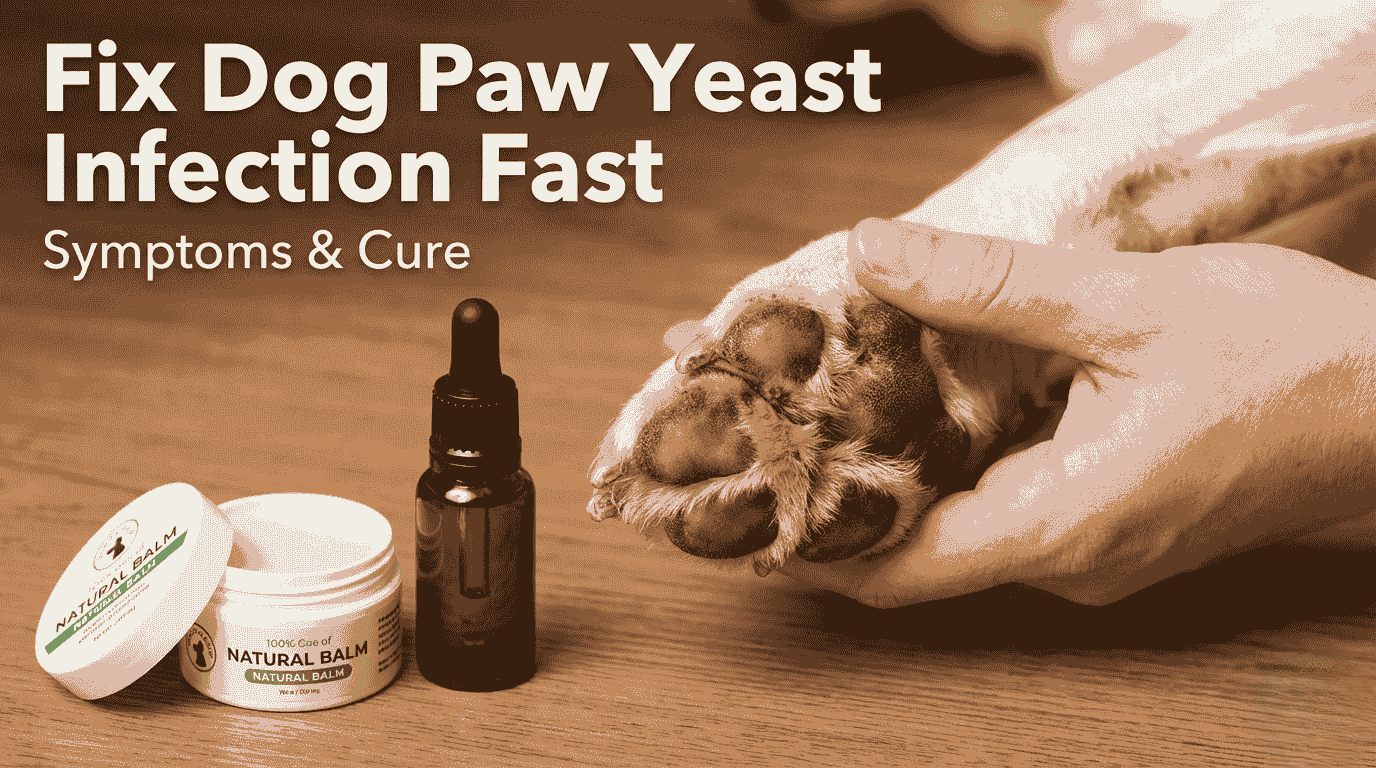 Dog Yeast Infection on paw