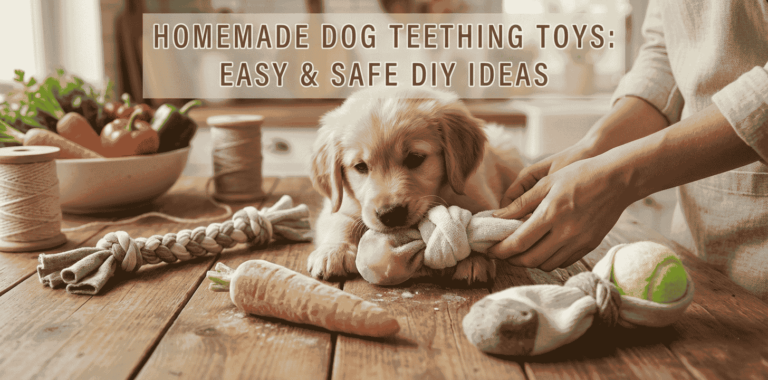 Homemade Dog Teething Toys Every New Dog Owner Should Try