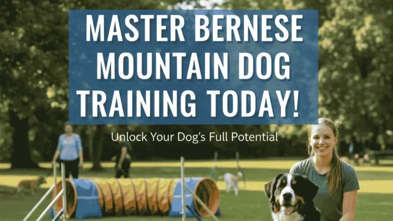 bernese mountain dog training