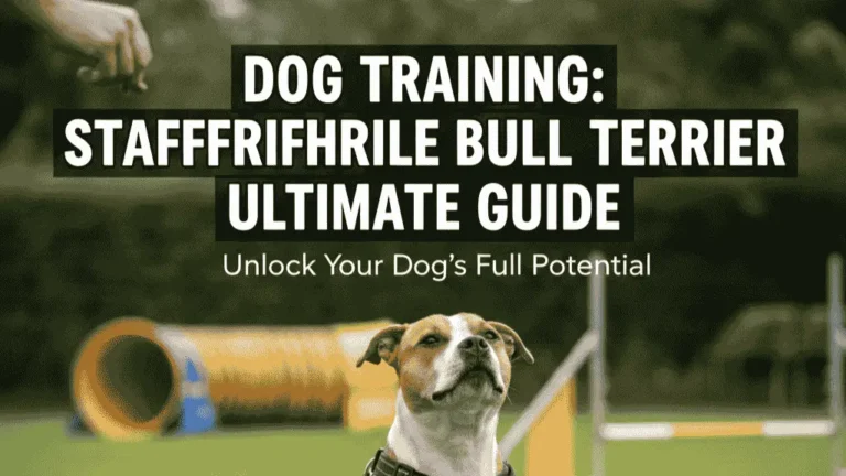 Dog Training Staffordshire Bull Terrier Ultimate Guide